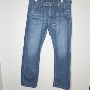 Vintage Levi's 514 Straight Leg Jeans Mens 36x34 Medium Wash Y2K Denim